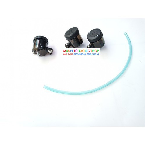 Bình dầu brembo lớn màu khói tặng ống dầu