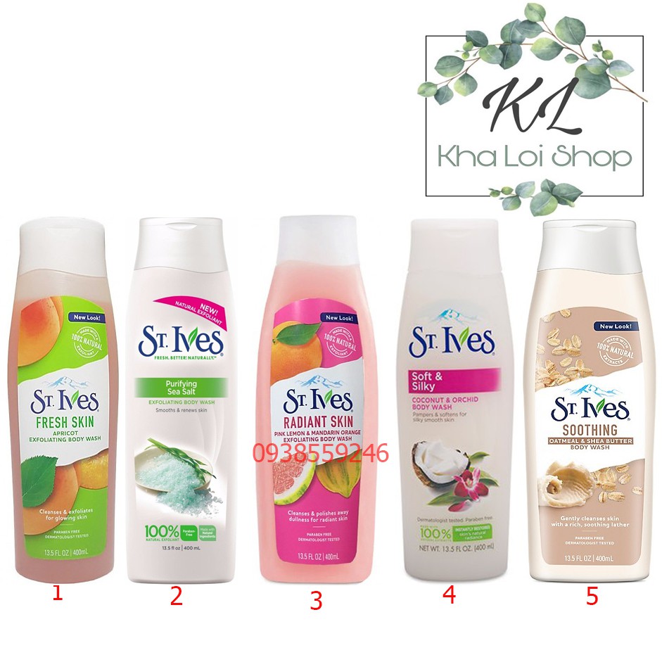 Sữa Tắm St Ives 400ml