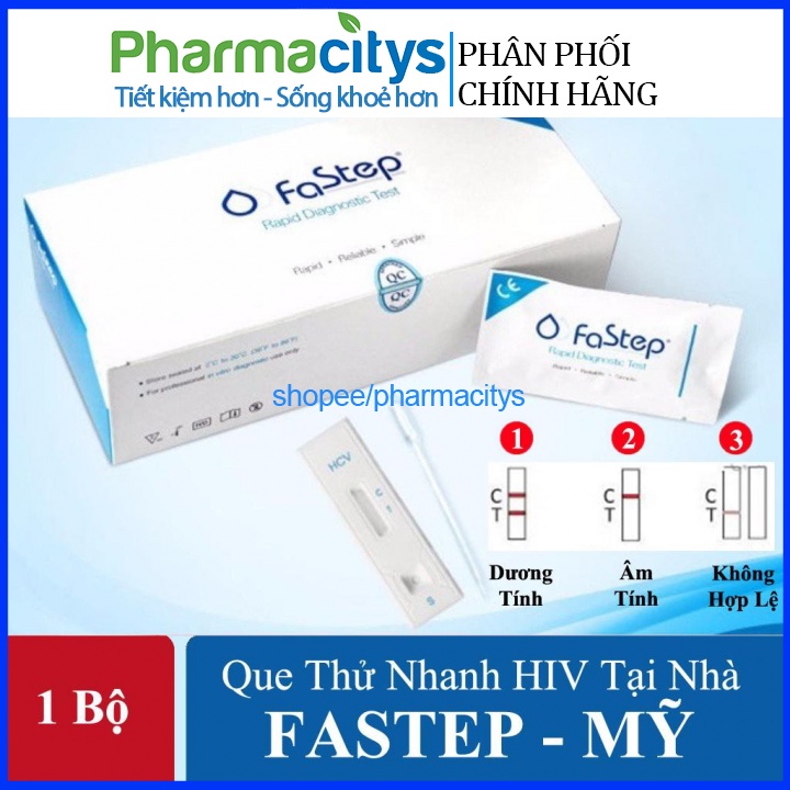 Que thử HIV tạo nhà nhanh chính xác hàng nhập khẩu mỹ che tên sản phẩm