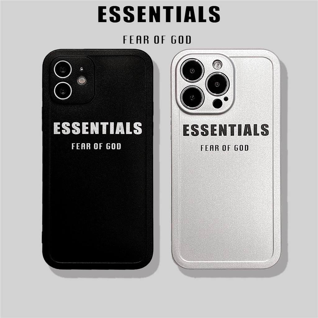 Ốp Điện Thoại Nhựa Cứng Mạ Màu ESSENTIALS FEAR OF GOD Cho iPhone15 14 13 12 mini 11 PRO MAX 6 / 6s 7 / 8plus SE2 X / XS XR XSMAX #Hg4904