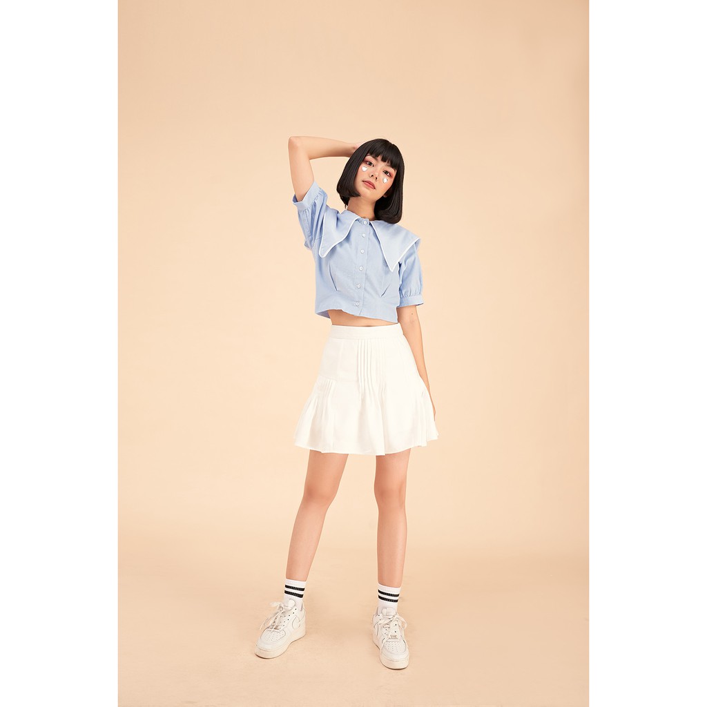 DOTTIE- Chân váy xoè xếp ly S0044