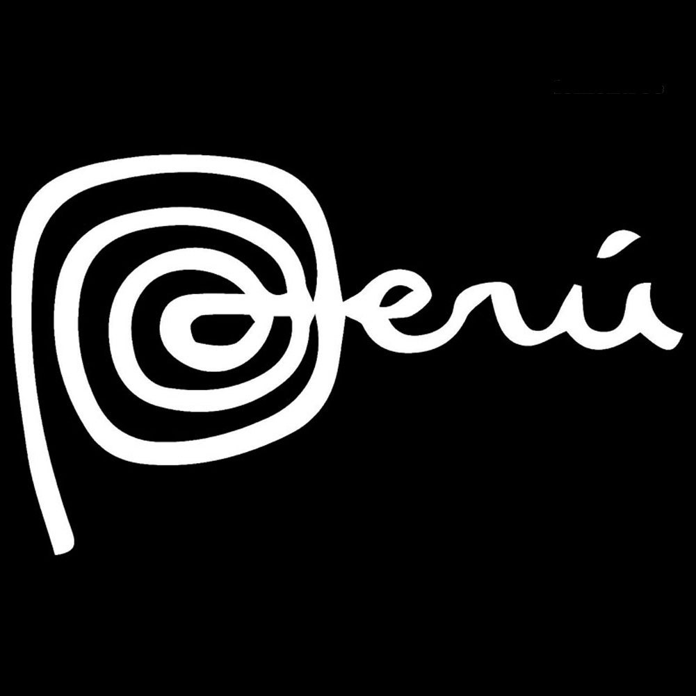Miếng Dán Phản Quang Hình Biểu Tượng Marca Peru Sáng Tạo Trang Trí Cửa Sổ Xe Hơi