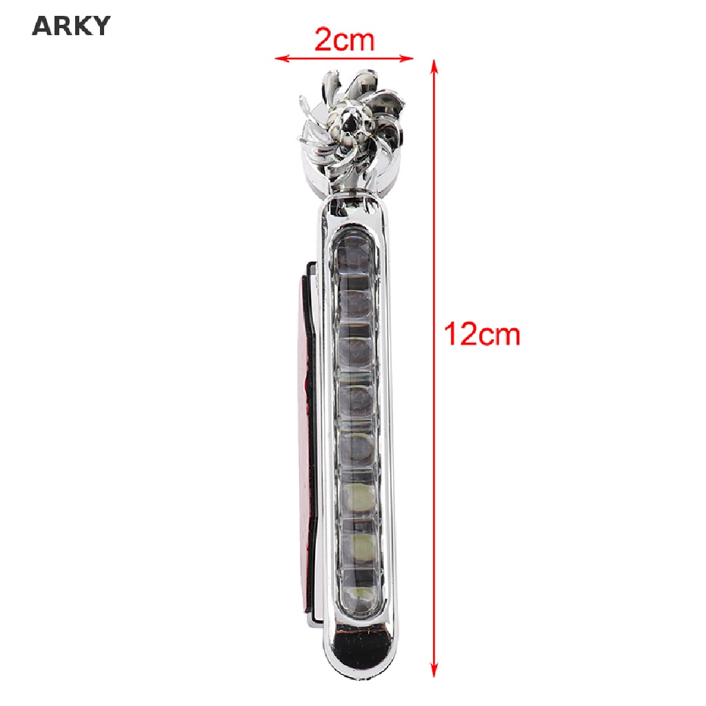 Đèn 8 LED Chạy Ban Ngày Chạy Bằng Năng Lượng Gió Không Cần Cần Dùng Ngoài Trời Cho Xe Hơi ARKY