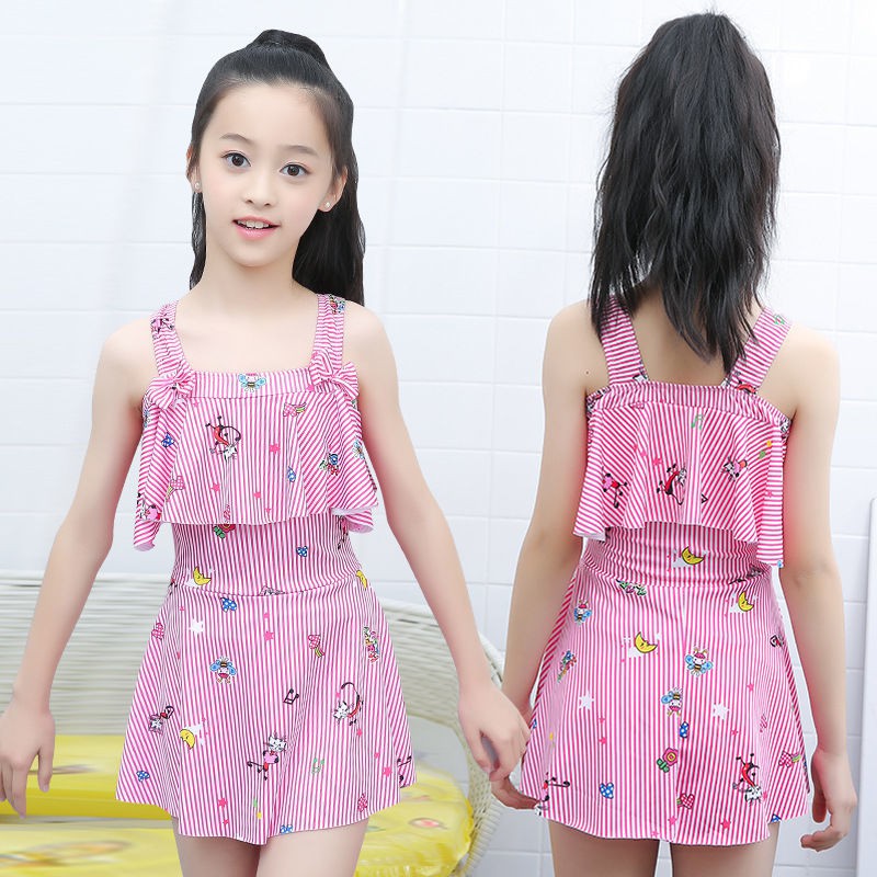Đồ Bơi Liền Thân Dễ Thương Cho Bé Gái Từ 8-12 Tuổi | BigBuy360 - bigbuy360.vn