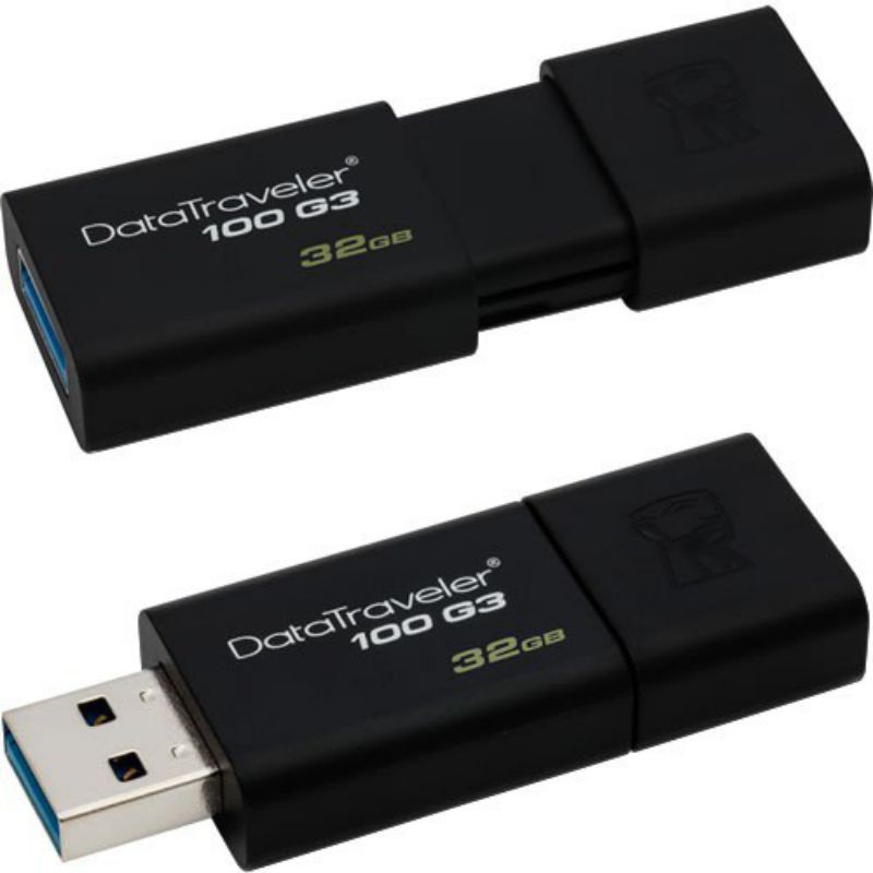 USB 3.0 Kingston DT100G3 32GB USB - Hàng Chính Hãng bảo hành 5 năm