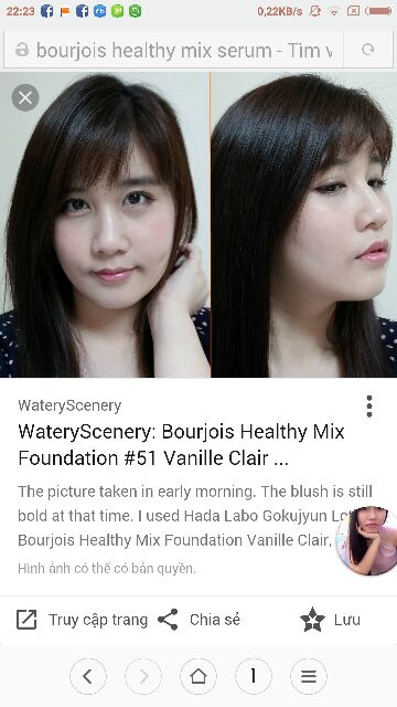 Kem nền Bourjois Healthy Mix Serum