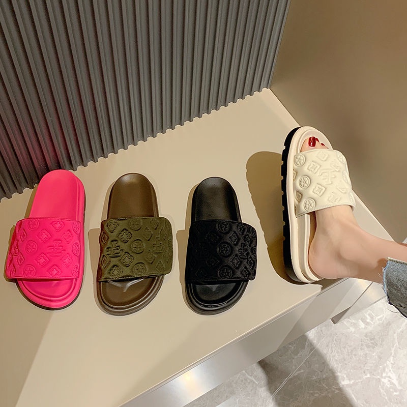 Oeggeo shop Dép Đế Bằng Thiết Kế Đơn Giản Thời Trang Cho Nữ