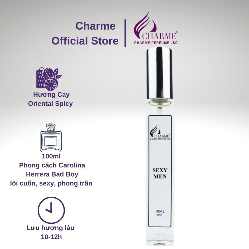 Nước hoa Charme Sexy Men 10ml