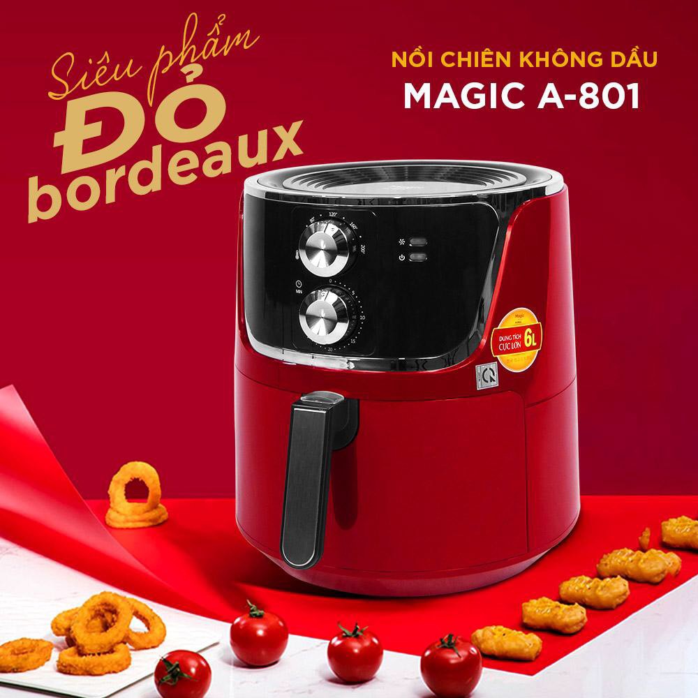 Nồi chiên nướng không dầu Magic Korea A801 - 6 Lít [Chính hãng - Bảo hành 12 tháng]