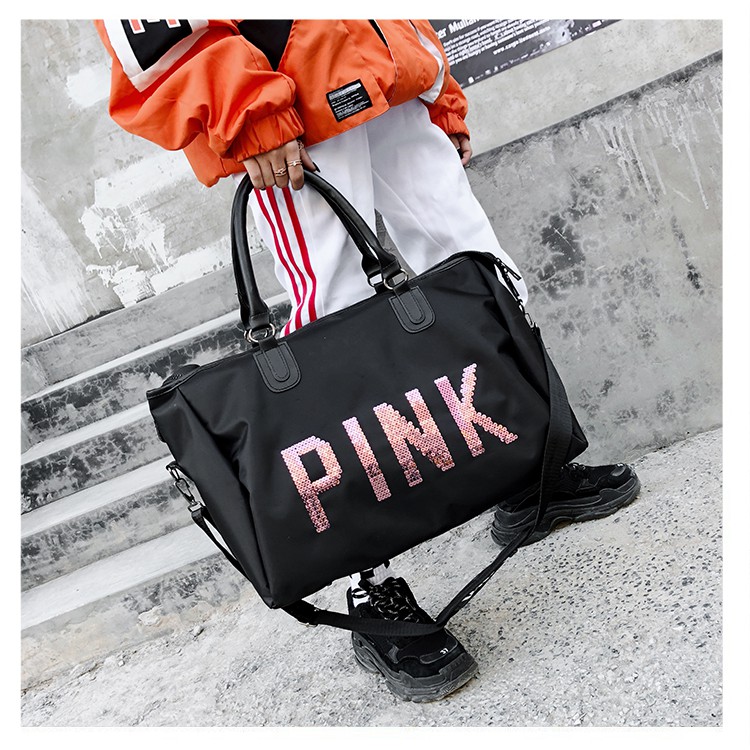 Túi Du Lịch Pink Size To Đựng Đồ Đa Năng Chống Nước Siêu Tiện Dụng TX03 - Vigota
