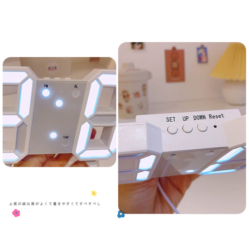Đồng Hồ Báo Thức Điện Tử Đèn Led Cho Học Sinh