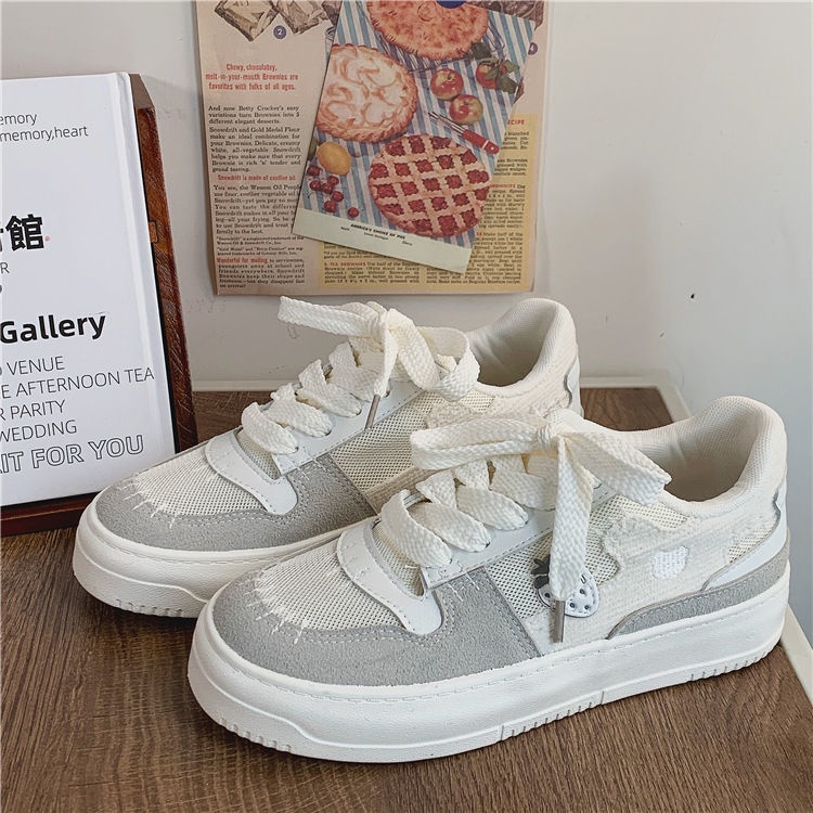 Jiashucheng Giày Thể Thao Vải Canvas Mỏng Thoáng Khí Phong Cách Harajuku Hàn Quốc Độc Đáo Mới Cho Nữ