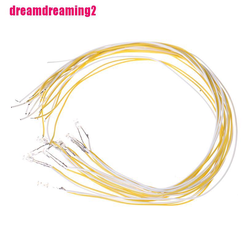 10 dây đèn led 1:12 với dây dài 20cm trang trí nhà búp bê