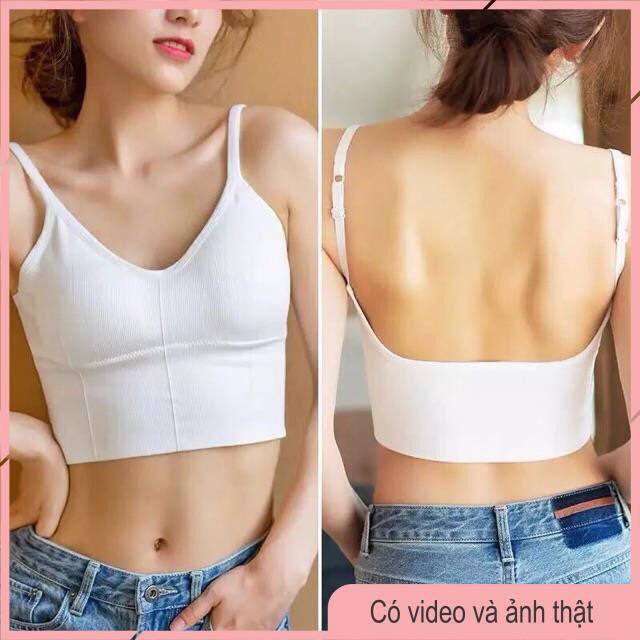 Áo Bra Gym/yoga Croptop Khoét Lưng Tạo Eo Phiên Bản Mới Hot 657