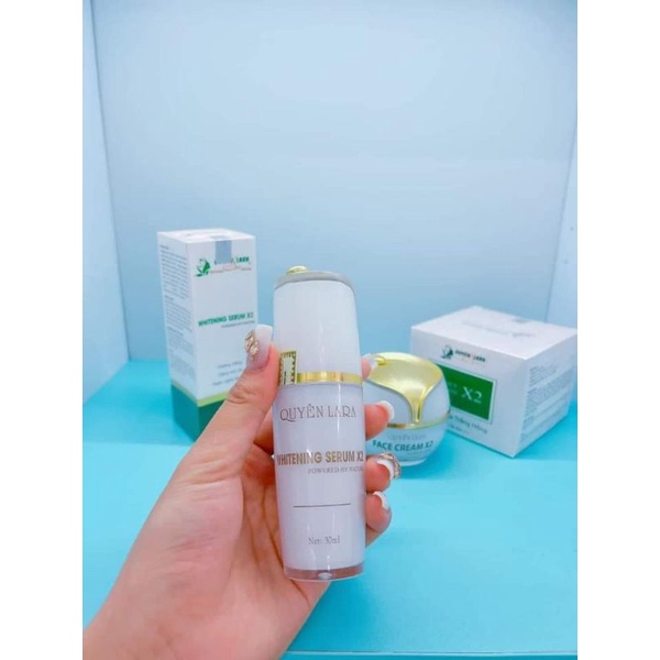 Serum whitening x2 Quyên Lara , dưỡng trắng, chống lão hóa, mờ nhăn