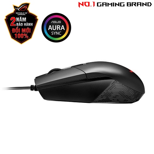 Chuột Quang Gaming Moba Asus ROG Strix Impact Thiết Kế Thuận Hai Tay RGB Aura Sync