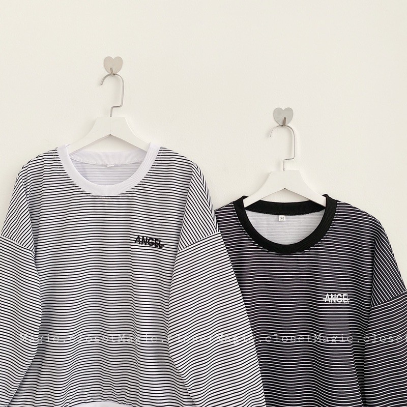 Áo Sweater Tay Dài Nỉ Da Cá Xẻ Tà Nữ Ullzang | BigBuy360 - bigbuy360.vn