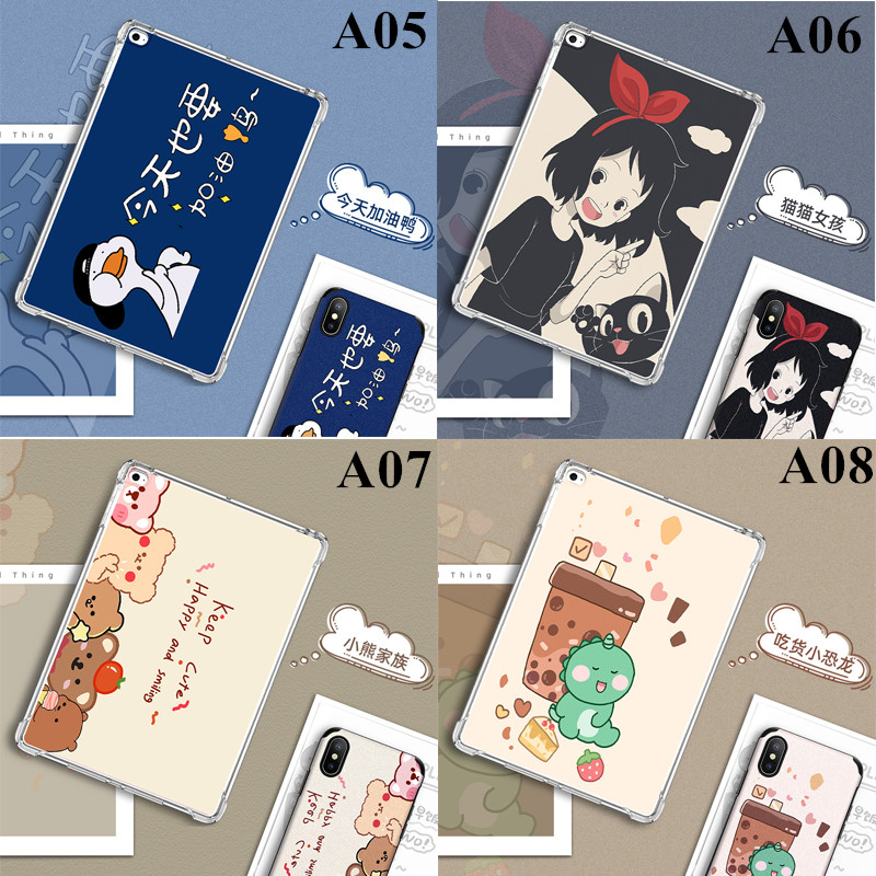 Ốp lưng máy tính bảng họa tiết hoạt hình có đệm khí chống rơi cho iPad Mini 1/2/3/4/5 Air 1/2/3 iPad Pro 11 2018 | BigBuy360 - bigbuy360.vn