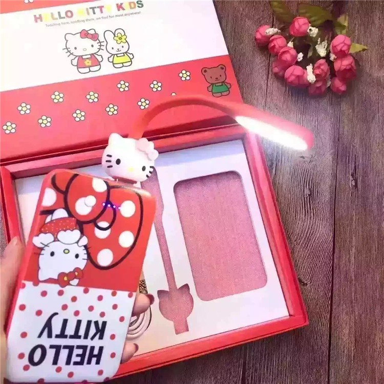 Sạc dự phòng Hello Kitty và Doreamon