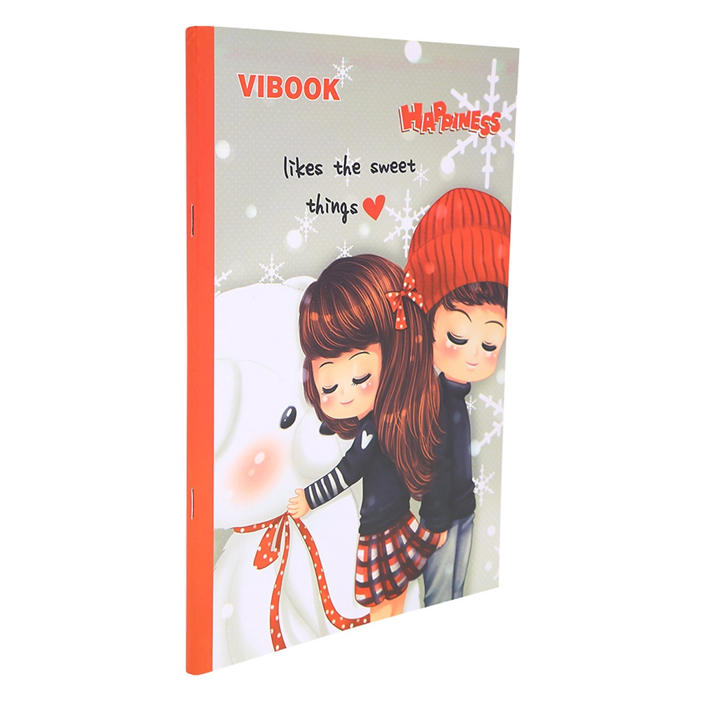 ( 1 Lốc ) Tập Sinh Viên HAPPINESS 200 Trang KT:175x250mm  Độ Dày 80 Gsm ( Vừa) Vibook Camshop