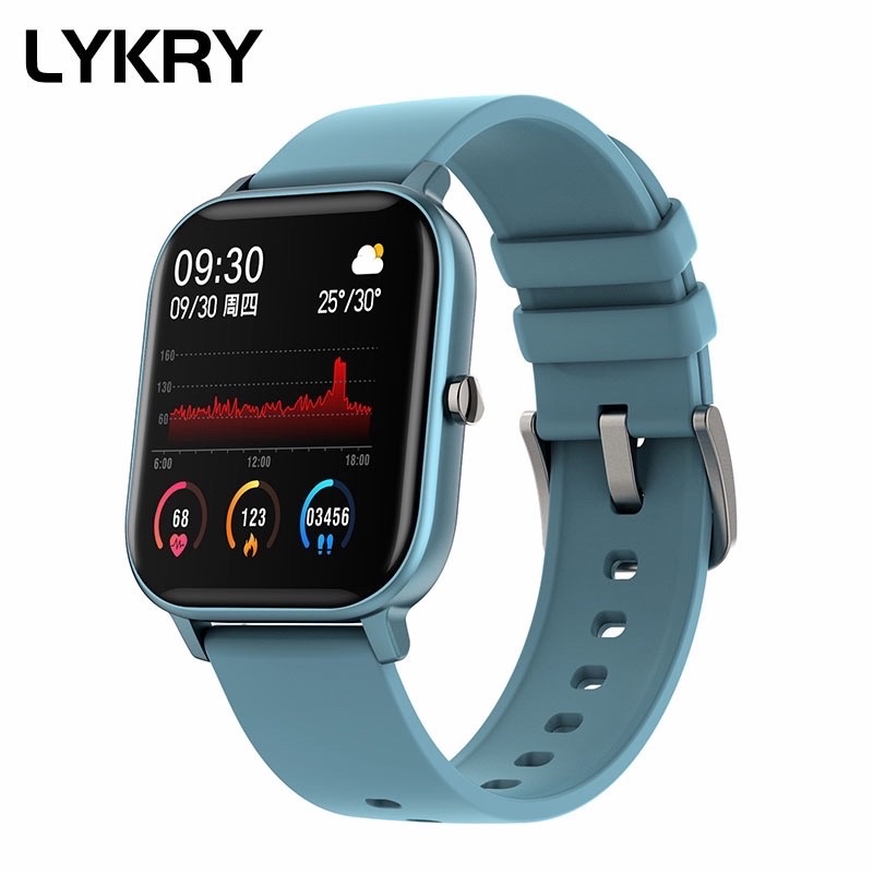 Đồng hồ thông minh nữ LYKRY P8 1.4inch màn hình cảm ứng hỗ trợ chức năng GTS thể thao cho Xiaomi Huawei