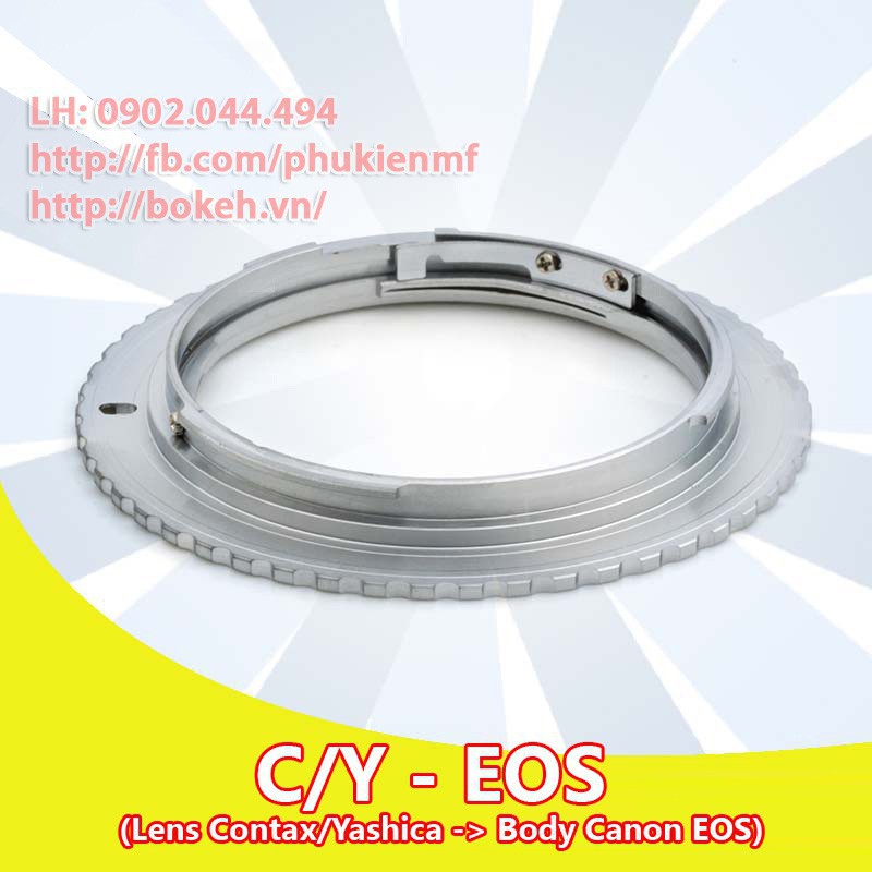 CY-EOS Mount adapter chuyển lens ngàm Contax Yashica sang body Canon ( CY-CANON C/Y-EOS C/Y-CANON EOS )