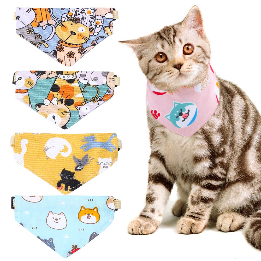 Khăn Choàng Cổ Hình Tam Giác Có Thể Giặt Sạch Cho Thú Cưng