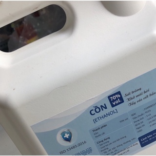 Cồn 70 độ & 90 độ  (5 lít) dùng sát khuẩn vệ sinh nhà cửa