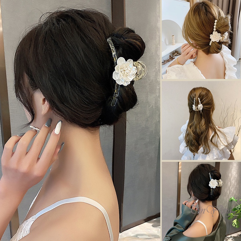 GETNOIVAS Kẹp Tóc Dạng Móng Vuốt Lớn Dễ Thương Cho Nữ