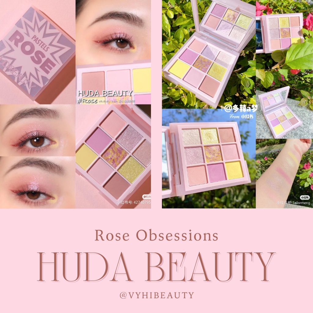 Bảng mắt Huda Rose 9 ô Obsessions