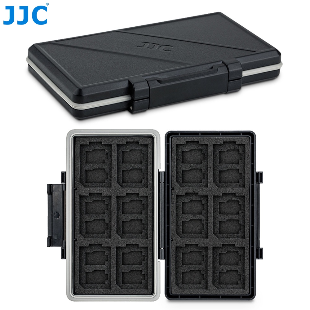 JJC Hộp đựng thẻ nhớ SD SDXC SDHC Micro SD TF Bộ lưu trữ thẻ nhớ flash