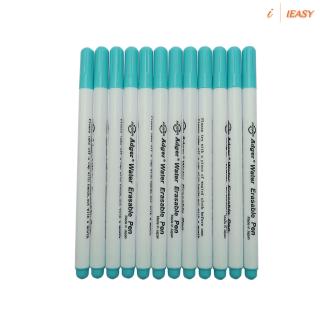 IE❤12 pcs Washable Cross Stitch Water-based Pen Erasable Mark Writing Stationery