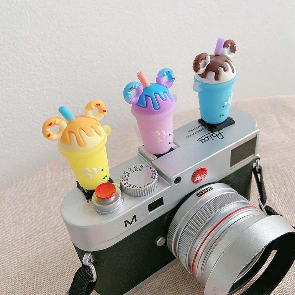 SAMSUNG Vỏ Bọc Bảo Vệ Đèn Pin Máy Ảnh 3D Bằng Nhựa Dễ Thương Cho Máy Ảnh DSLR