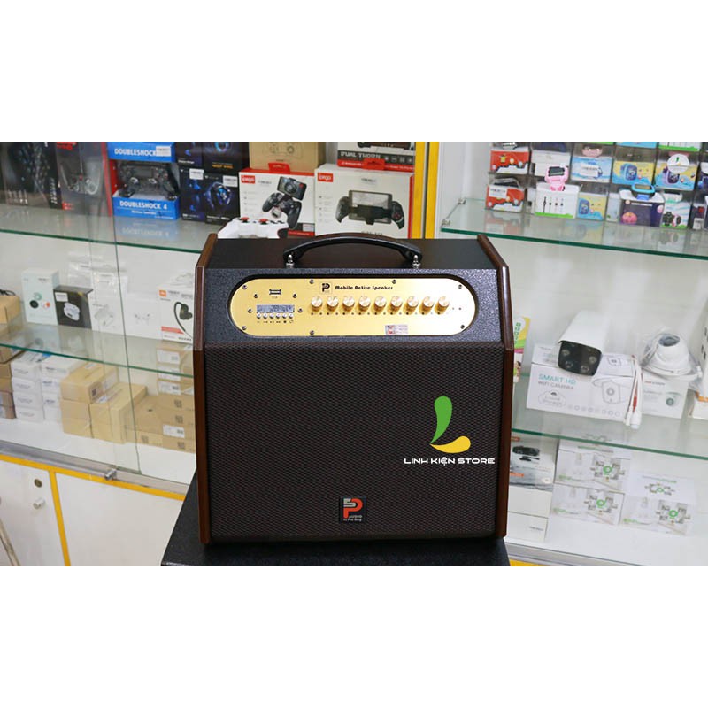 Loa kéo Prosing W8 – Rapper - Loa xách tay thùng gỗ công suất 250W, loa bass 25 cm cực vang kèm micro không dây