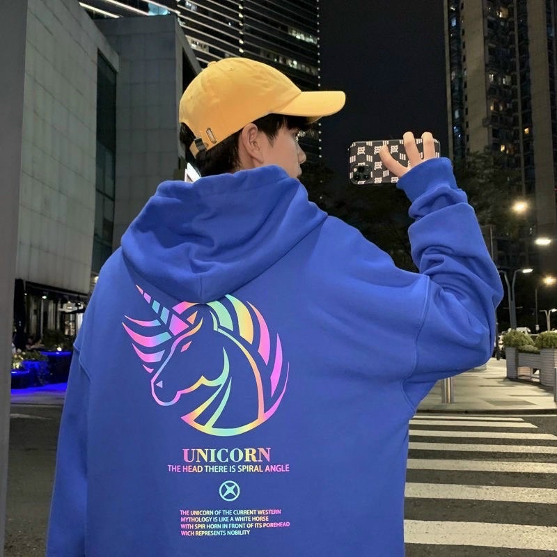 Áo Khoác Hoodie Nỉ Có Mũ , In Hình Dạ Quang Phát Sáng, Form Rộng , Nhiều Màu Unisex Nam Nữ
