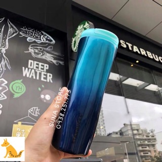 Bình Giữ Nhiệt Starbucks Blue 500ml Summer