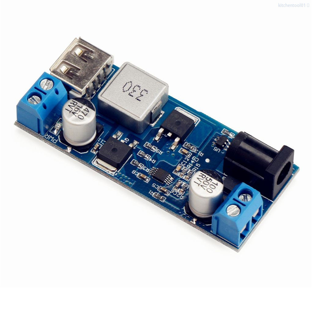 Bảng Mạch Hạ Áp Lm2596S Dc-Dc 24v / 12v Xuống 5v 5a Tiện Dụng
