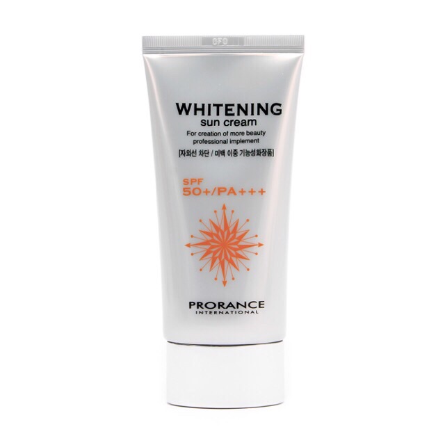 🌸Kem chống nắng 3 lớp dưỡng trắng da – PRORANCE WHITENING & SUN CREAM UVA – UVB SPF 50+, PA+++ – 80ml