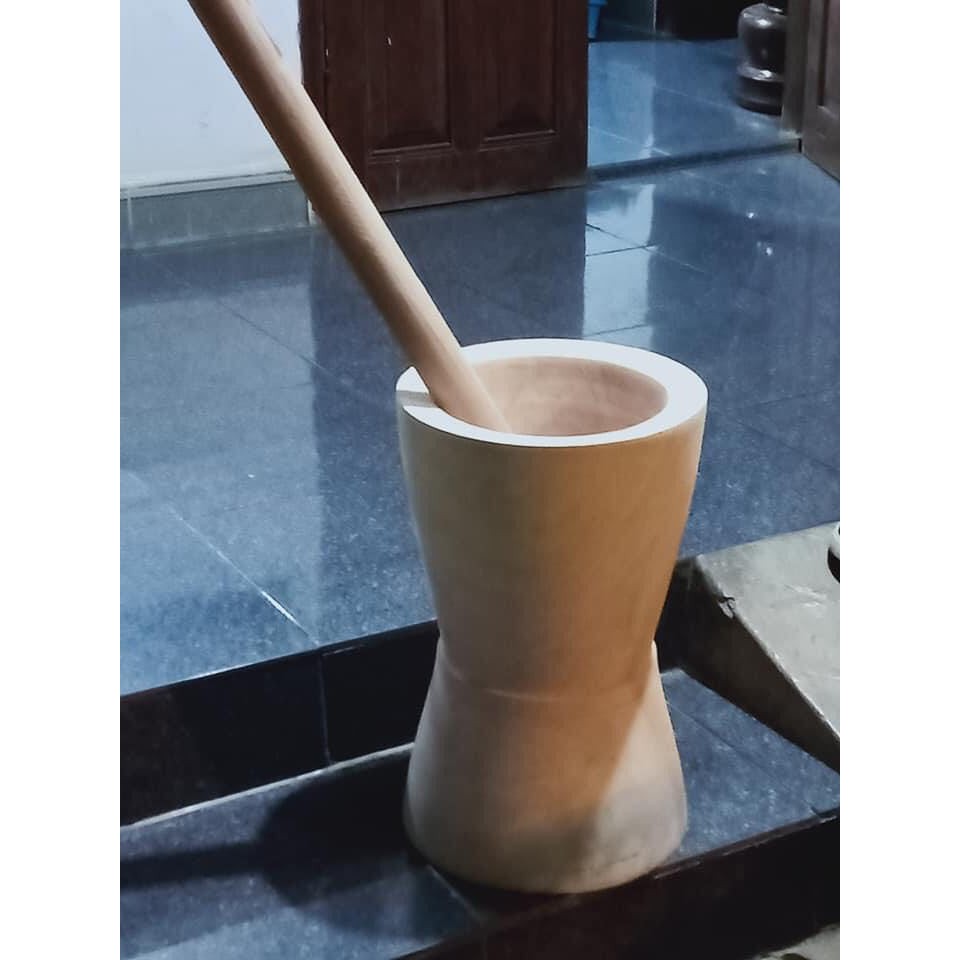 Bộ cối chày bằng gỗ cỡ lớn