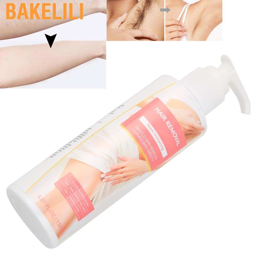 Bakelili 150ML Body Depilatory Cream Painless Hair Removal Skin‑Friendly Remover for Women Men
