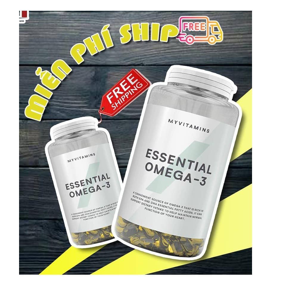 Dầu Cá Fish Oil 1000mg Omega3 Hộp 250 Viên Của Myvitamin UK (Hạn Sử Dụng 2023)