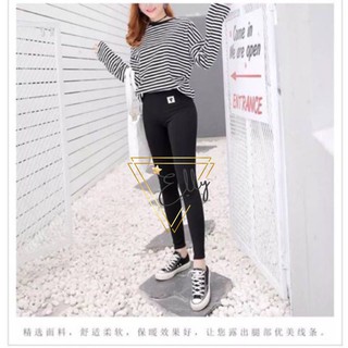 Quần legging mèo lót lông