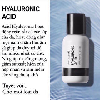 Mất/ rách vỏ - Tinh chất dưỡng ẩm (Hyaluronic Acid Serum) - The Inkey List