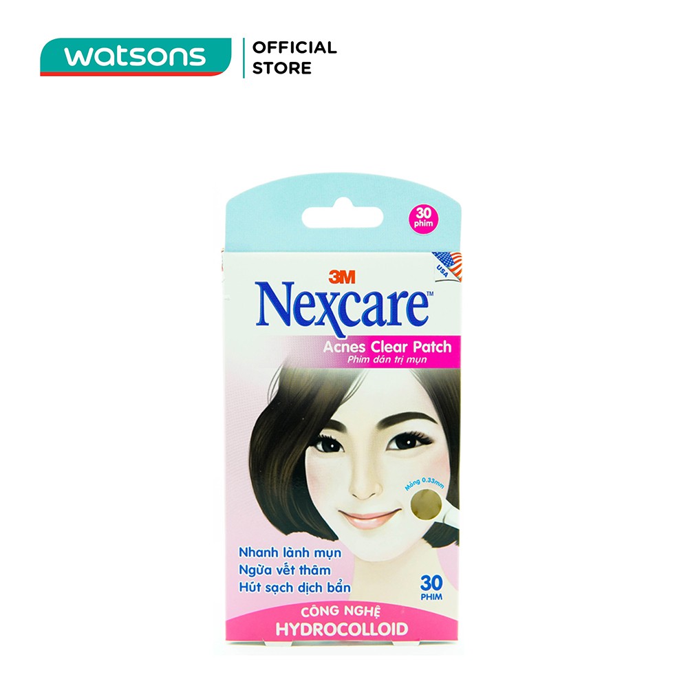 Phim Dán Giảm Mụn Nexcare Acnes Clear Patch 30 Phim