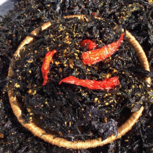 [Mã 156FMCGSALE hoàn 8% đơn 500K] 500G(cháy tỏi ớt) RONG BIỂN CHÁY TỎI🌶 | BigBuy360 - bigbuy360.vn