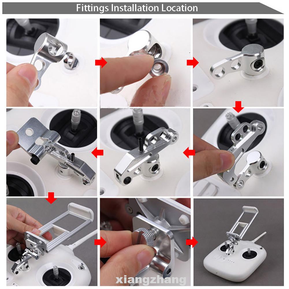 Giá Đỡ Máy Tính Bảng Bằng Hợp Kim Nhôm 2 Trong 1 Cho Dji Phantom 3