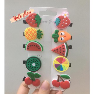 Kẹp Tóc Đáng Yêu Cho Bé Gái ( 1 vỉ 5 kẹp)