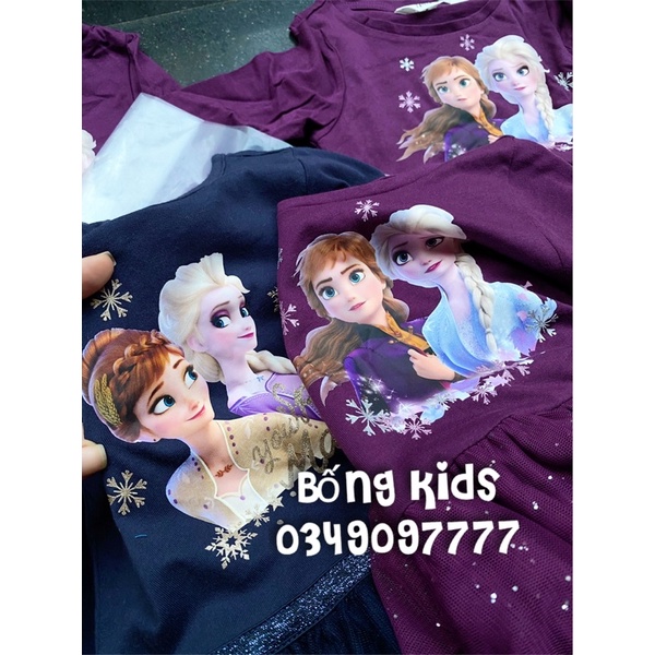 Váy Thu Tutu Bé Gái Elsa&amp;Anna HaM
