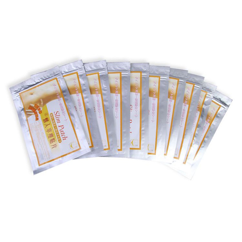 [Hàng mới về] Bộ 10 miếng dán làm thon gọn cơ thể hỗ trợ đốt cháy mỡ thừa giảm cân dành cho phái nữ