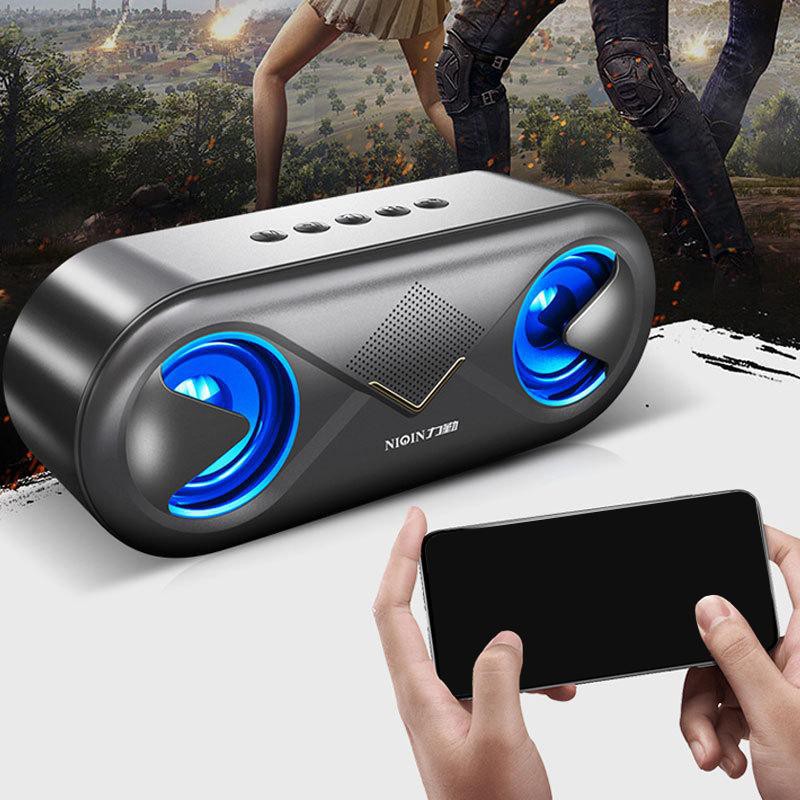 Loa bluetooth không dây S6 cao cấp, loa bluetooth mini để bàn tích hợp công nghệ âm thanh stereo siêu trầm ấm